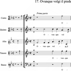 Ovunque volgi il piede (Casulana)