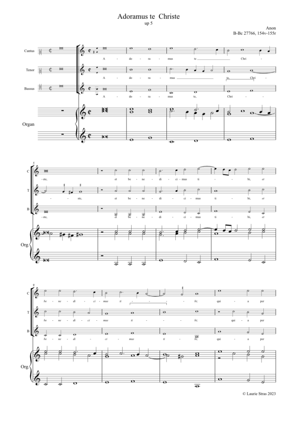 Adoramus te Christe (anon, Biffoli-Sostegni) - Image 2