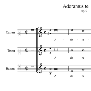 Adoramus te Christe (anon, Biffoli-Sostegni)