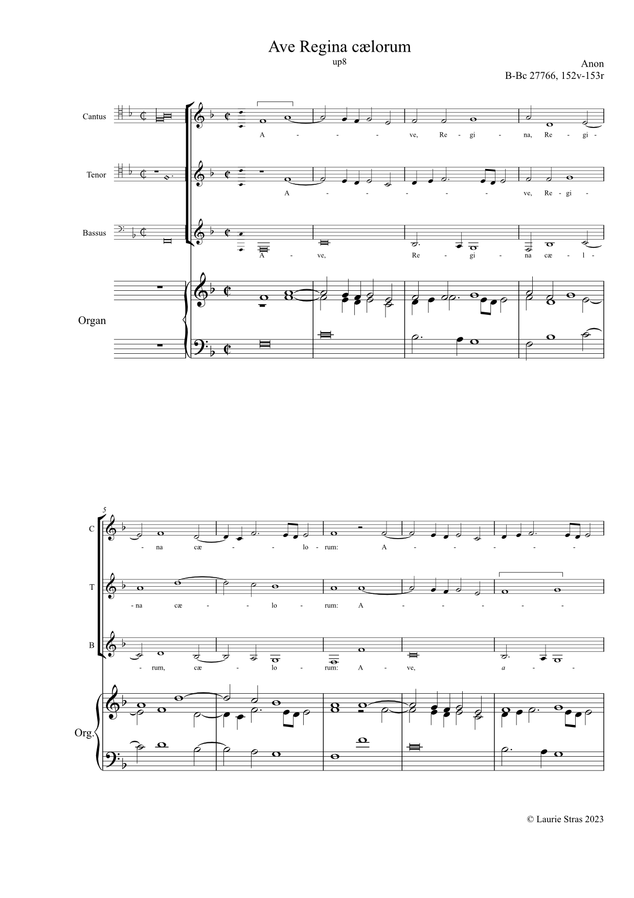 Ave regina cælorum (anon, Biffoli-Sostegni) - Image 3