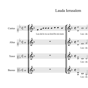 Lauda Ierusalem (anon, Biffoli-Sostegni)