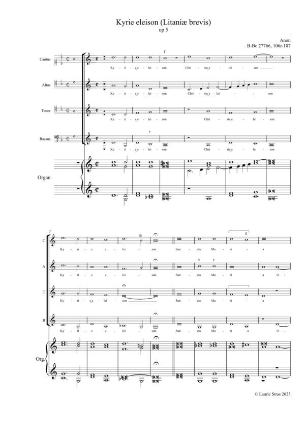 Kyrie eleison (Litaniæ breves)(anon, Biffoli-Sostegni) - Image 3