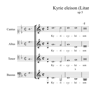 Kyrie eleison (Litaniæ breves)(anon, Biffoli-Sostegni)