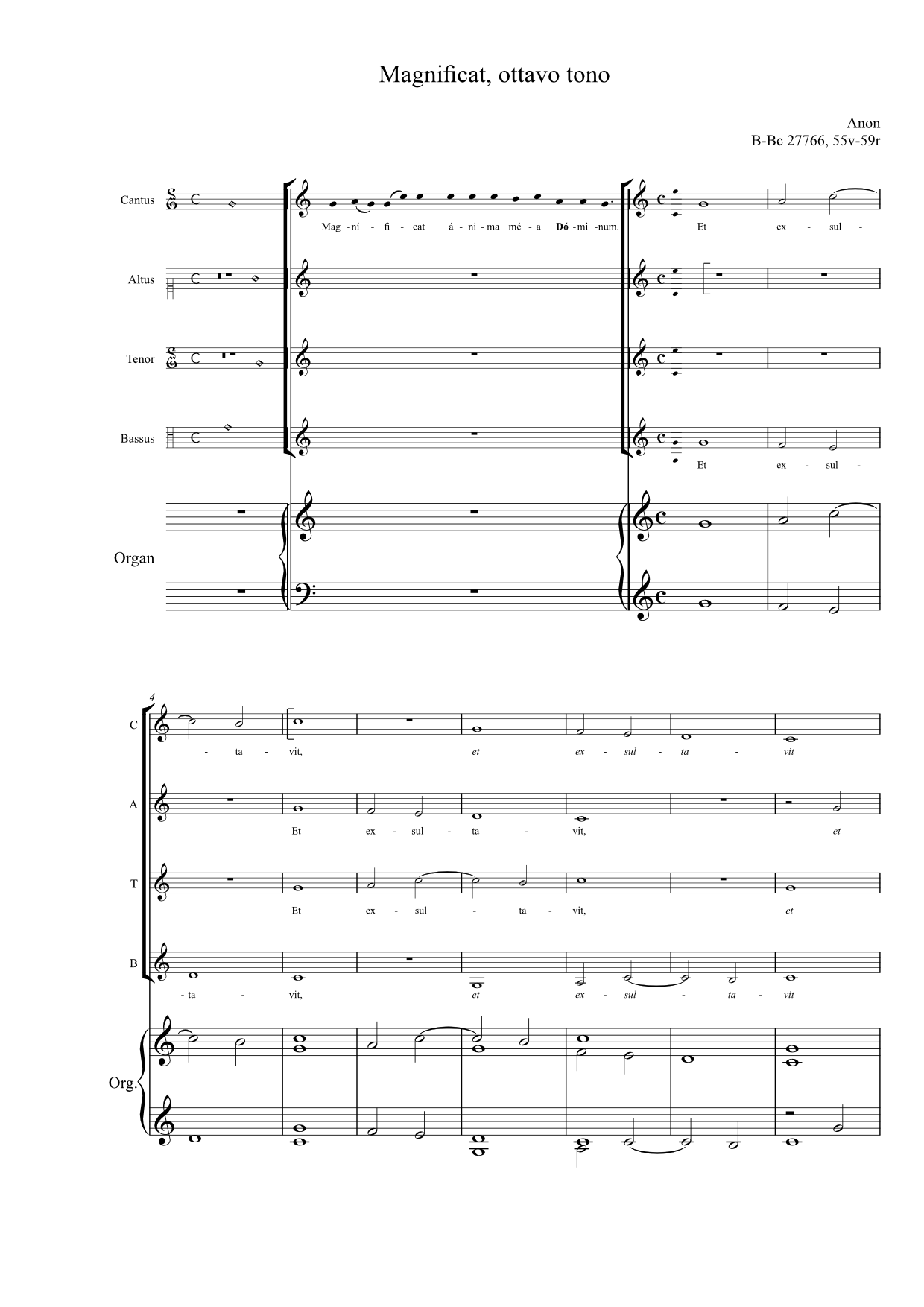 Magnificat ottavo tono (anon, Biffoli-Sostegni) - Image 3